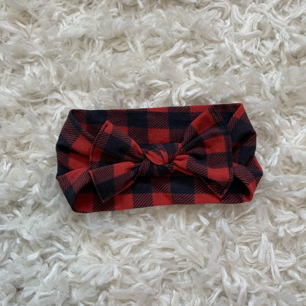 Baby bling bows printed knot